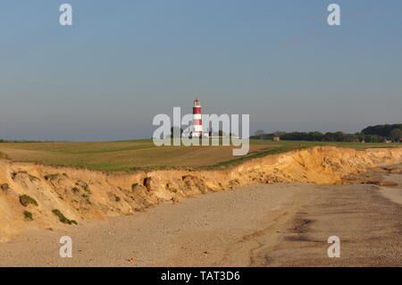 Das abfressen Küste bei Happisburgh, North-east Norfolk England England Stockfoto