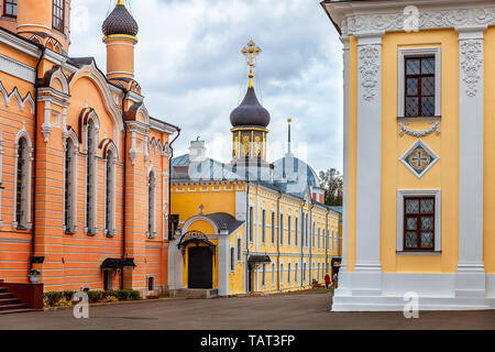 Christi Himmelfahrt von David Wüste. Orthodoxe Kloster des Moskauer Patriarchats. Russland. Region Moskau Stockfoto