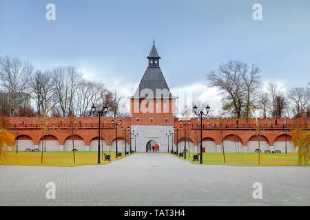 Die tulaer Kreml, ein Denkmal der Architektur des 16. Jahrhunderts. Die Stadt Tula. Russland Stockfoto