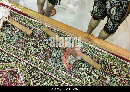 Traditioneller Sport oder Varzesh-e bastani, Zurkhane, Kashan, Iran Stockfoto