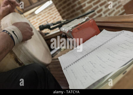 Traditioneller Sport oder Varzesh-e bastani, Zurkhane, Kashan, Iran Stockfoto