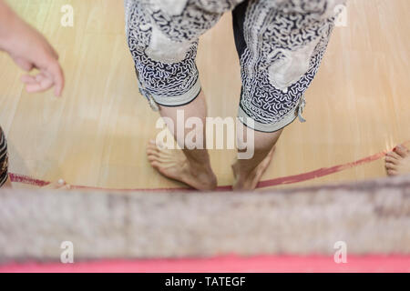 Traditioneller Sport oder Varzesh-e bastani, Zurkhane, Kashan, Iran Stockfoto