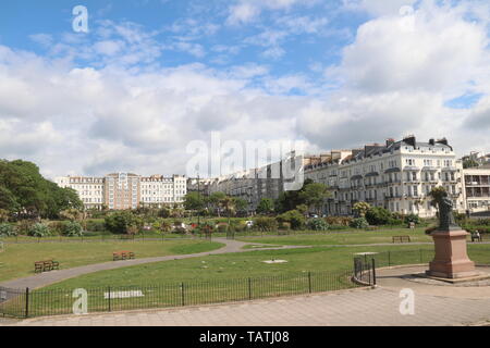 WARRIOR SQUARE IN ST. LEONARDS-on-Sea Stockfoto