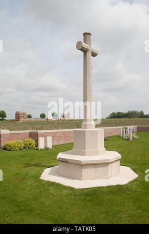Friedhof Friedhof Ieper Ieper Belgien Stockfoto