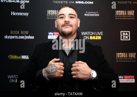 Andy Ruiz jr im Mondrian Park Avenue, New York. Stockfoto