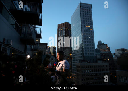 Anthony Josua im Mondrian Park Avenue, New York. Stockfoto