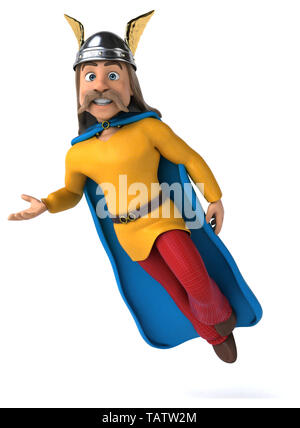 Spaß gaulois - 3D-Darstellung Stockfoto