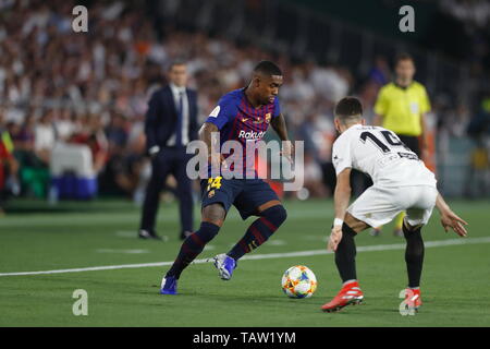 Sevilla, Spanien. 25 Mai, 2019. Malcom (Barcelona) Fußball: Spanisch "Copa del Rey" Finale zwischen dem FC Barcelona 1-2 FC Villarreal CF Benito Villamarin Stadion in Sevilla, Spanien. Credit: mutsu Kawamori/LBA/Alamy leben Nachrichten Stockfoto