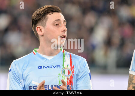 Turin, Italien. 28 Mai, 2019. Schatten der italienische Sänger während der "Partita del Cuore" Charity Match bei der Allianz Stadion gesehen. Campioni per la Ricerca gewinnen, die "Champions für Forschung' 3-2 gegen die 'Nationale italienische Sänger". Credit: SOPA Images Limited/Alamy leben Nachrichten Stockfoto