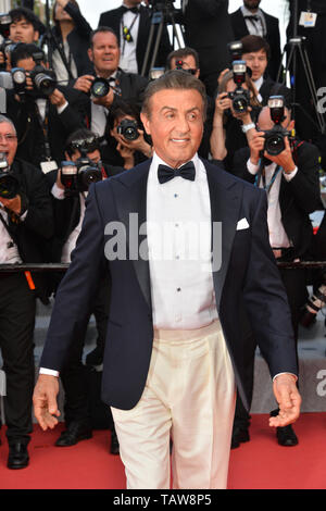 CANNES, Frankreich. Mai 25, 2019: Sylvester Stallone bei der Schließung Gala Premiere des 72nd Festival de Cannes. Bild: Paul Smith/Featureflash Stockfoto