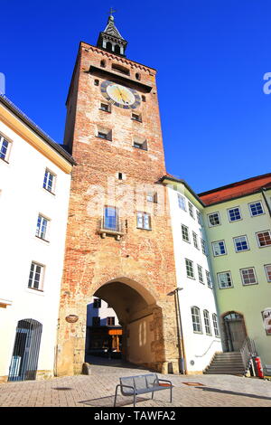 Schmalzturm Wahrzeichen von Landsberg am Lech Stockfoto