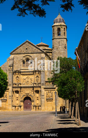 Salvador Kirche an der Plaza Vázquez de Molina. Ubeda, Provinz Jaén. südlichen Andalusien. Spanien Europa Stockfoto