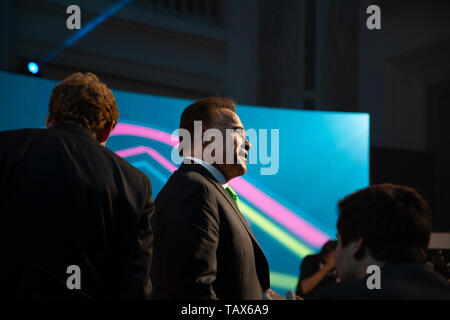 Arnold Schwarzenegger bei der Österreichischen World Summit am 28. Mai 2019. © Michael Goldrei2019 Stockfoto