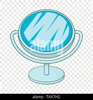 Make-up-Spiegel Symbol, Cartoon Stil Stock Vektor