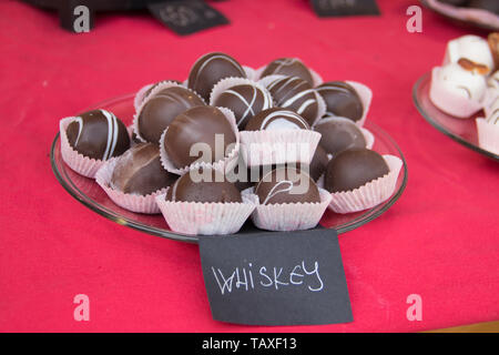 Feinste Sammlung von Ungarischen Plätzchen und Kuchen, auf den Straßen der Stadt Szeged, Ungarn Stockfoto