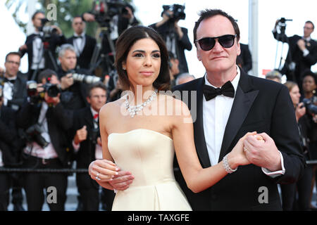 CANNES, Frankreich - 25. Mai: Daniella Pick und Quentin Tarantino an der Abschlussfeier der 72nd Cannes Film Festival (Credit: Mickael Chavet/Proj Stockfoto