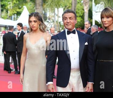 CANNES, Frankreich - 25. Mai: Sylvester Stallone nimmt an der Abschlussfeier der 72nd Cannes Film Festival (Credit: Mickael Chavet/Projekt Daybreak/Ala Stockfoto