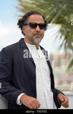 72Nd Ausgabe des Cannes Film Festival. Die offizielle Jury Mitglieder posiert während einer Photocall: Alejandro Gonzalez Inarritu, Jury Präsident, am 14. Mai Stockfoto