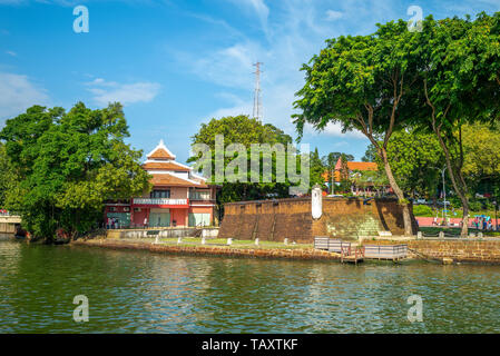 Bastion Middleburg in Melaka (Malacca), Malaysia Stockfoto