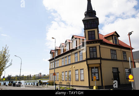 Haus in Reykjavik, Island Stockfoto