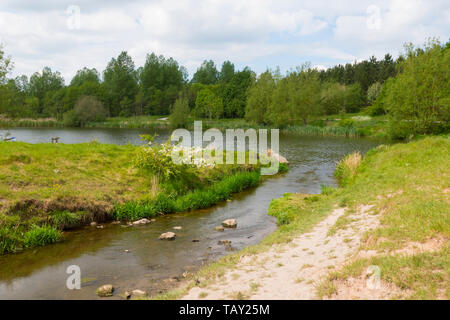 Richtung Tal Richtung Tal Leicestershire, Großbritannien Stockfoto