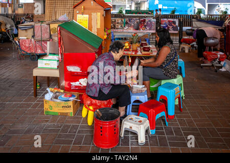 Das verfluchen Omas, Causeway Bay, Hong Kong, China Stockfoto