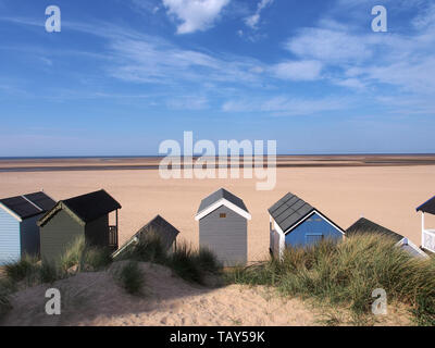 Holkham Beach, Brunnen am Meer, Norfolk England England Stockfoto