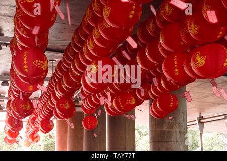 Die roten Laternen in Sydney sind bereit, das neue Jahr zu begrüßen Chines Stockfoto