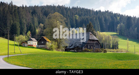Alte Schwarzwälder Bauernhof in der Nähe von Hinterzarten, Deutschland Stockfoto