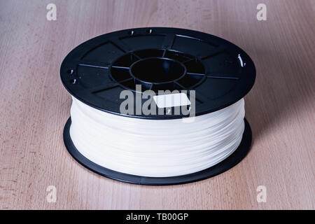 Filament für 3D Drucker crystal Stockfoto