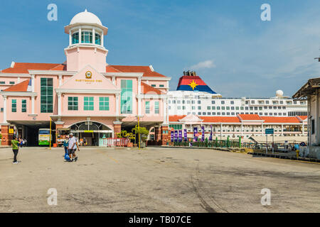 Eine typische Ansicht in George Town in Malaysia Stockfoto