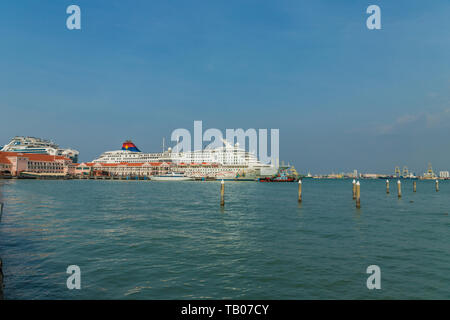Eine typische Ansicht in George Town in Malaysia Stockfoto