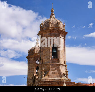 Die Kathedrale Basilica und Hauptplatz, Potosi, Bolivien Stockfoto