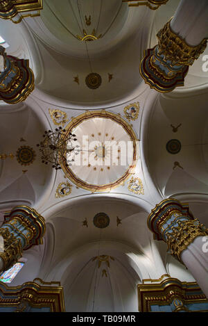 Innenansicht der Kathedrale Basilika Unserer Lieben Frau des Friedens (Kathedrale), Potosí Potosí, Bolivien Stockfoto