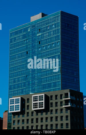 Bilbao, Spanien. Februar 13, 2019. Modernes Gebäude in Bilbao. Stockfoto