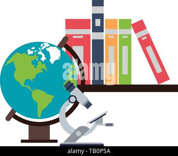 Bildung und Schule liefert Stock Vektor