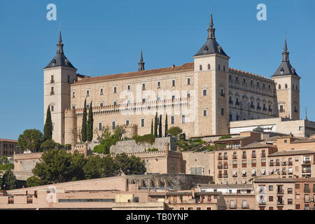 Toledo antiken Gebäude Bunker auf der Spitze der Stadt. Spanien Stockfoto