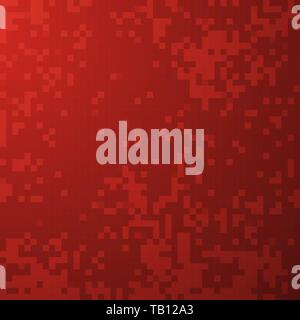 Pixel Art Hintergrund. Vector Illustration. Abstrakte Muster mit quadratischen Pixeln. Mosaik Hintergrund Stock Vektor