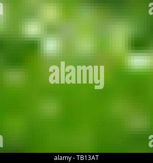 Pixel Art Hintergrund. Vector Illustration. Abstrakte Muster mit quadratischen Pixeln. Mosaik Hintergrund Stock Vektor
