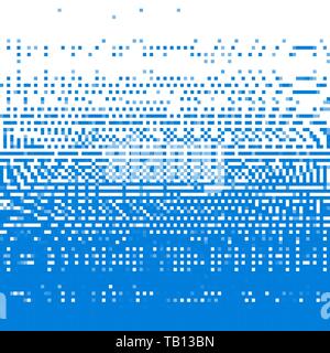 Pixel Art Hintergrund. Vector Illustration. Abstrakte Muster mit quadratischen Pixeln. Mosaik Hintergrund Stock Vektor