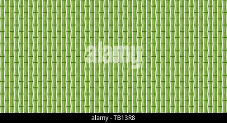 Nahtlose abstrakte Bambus Hintergrund. Vector Illustration. Exotische grüner Bambus Muster Stock Vektor