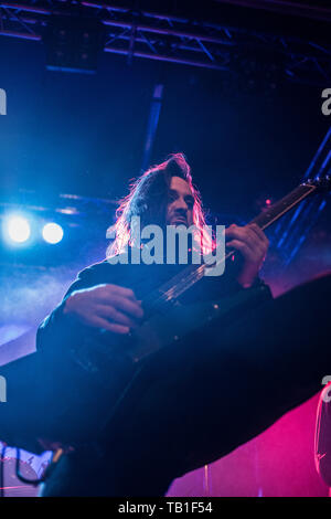 Norwegen, Stavanger - 30. November 2017. Der norwegischen Black Metal Band Satyricon führt eine Live at Folken in Stavanger. (Foto: Gonzales Foto - Christer Haavarstein). Stockfoto