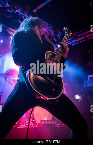 Norwegen, Stavanger - 30. November 2017. Der norwegischen Black Metal Band Satyricon führt eine Live at Folken in Stavanger. (Foto: Gonzales Foto - Christer Haavarstein). Stockfoto