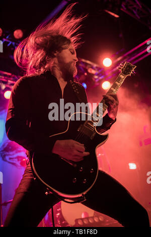 Norwegen, Stavanger - 30. November 2017. Der norwegischen Black Metal Band Satyricon führt eine Live at Folken in Stavanger. (Foto: Gonzales Foto - Christer Haavarstein). Stockfoto