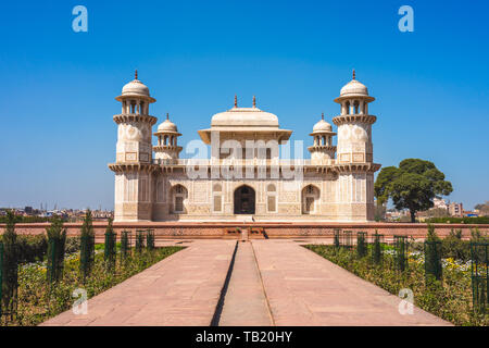 Grabmal des I'Timad ud-Daulah, Baby Taj in Agra, Indien Stockfoto