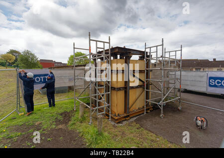 Port Talbot, Vereinigtes Königreich. 28 Mai, 2019. Fremdfirmen vor Ort Kreditkarten: ATHENA PICTURE AGENCY LTD/Alamy leben Nachrichten Stockfoto