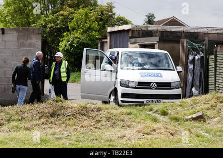 Port Talbot, Vereinigtes Königreich. 28 Mai, 2019. Fremdfirmen vor Ort Kreditkarten: ATHENA PICTURE AGENCY LTD/Alamy leben Nachrichten Stockfoto