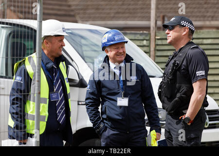 Port Talbot, Vereinigtes Königreich. 28 Mai, 2019. Fremdfirmen vor Ort Kreditkarten: ATHENA PICTURE AGENCY LTD/Alamy leben Nachrichten Stockfoto