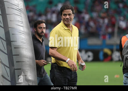 Salvador, Brasilien. 29 Mai, 2019. Raí, Executive Director von São Paulo, während eines Spiels zwischen Bahia und São Paulo, ein Spiel für die 2019 Brasilien Pokalspiel am Mittwoch (29.) An der Fonte Nova Arena in Salvador, Bahia, Brasilien. Credit: Tiago Caldas/FotoArena/Alamy leben Nachrichten Stockfoto