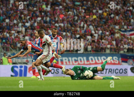 Salvador, Brasilien. 29 Mai, 2019. Lance bei einem Match zwischen Bahia und São Paulo, ein Spiel für die 2019 Brasilien Pokalspiel am Mittwoch (29.) An der Fonte Nova Arena in Salvador, Bahia, Brasilien. Credit: Tiago Caldas/FotoArena/Alamy leben Nachrichten Stockfoto